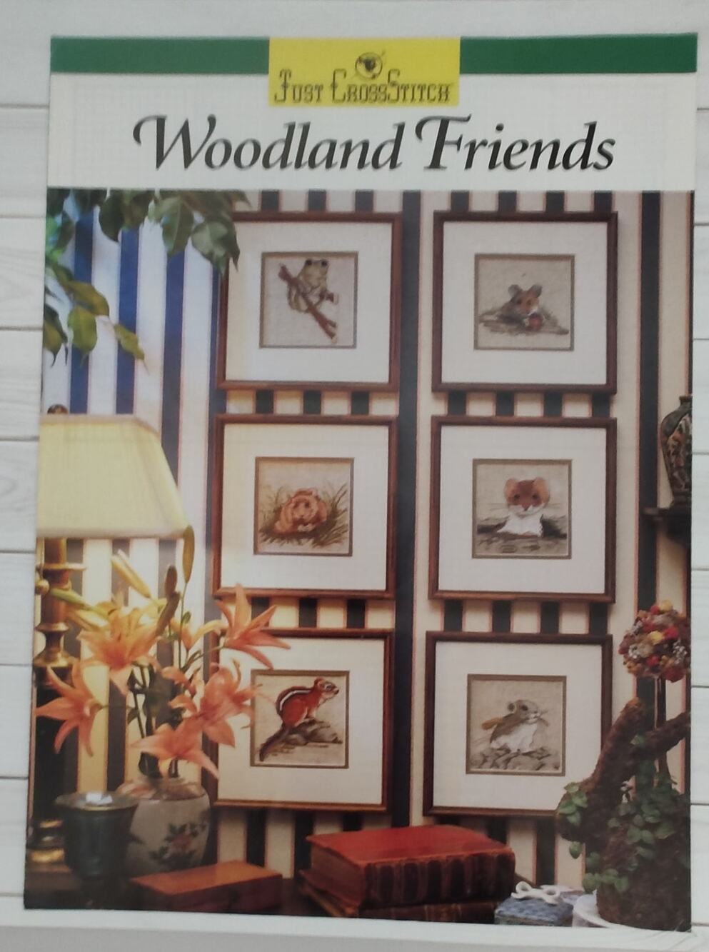 Just Cross Stitch Woodland Friends Cross Stitch Patterns Squirrel, Mouse, Frog
